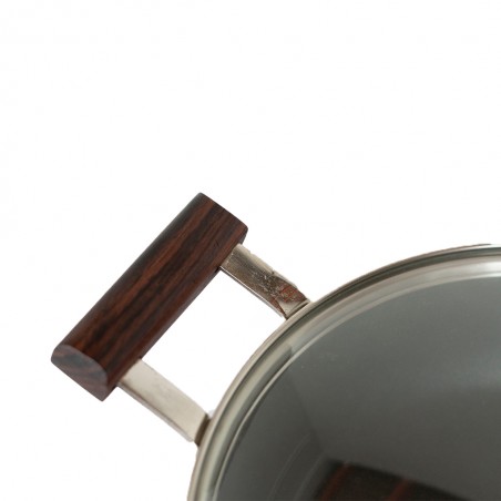 Futura NCF26G 26cm/3L Non Stick Cook-n-Serve Frying Pan With Glass Lid