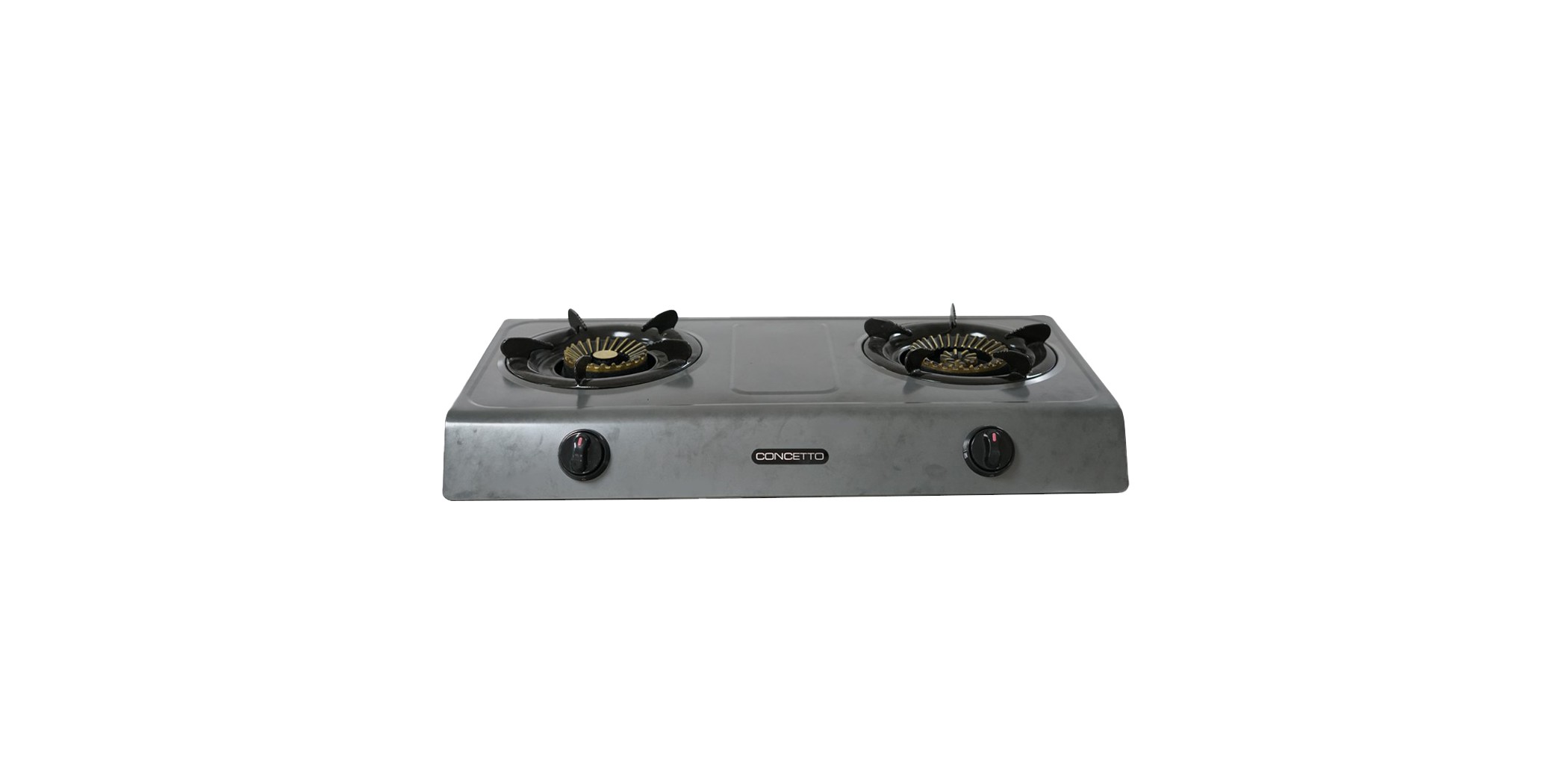 Concetto CG-2023 Teflon Double Burner Gas Stove