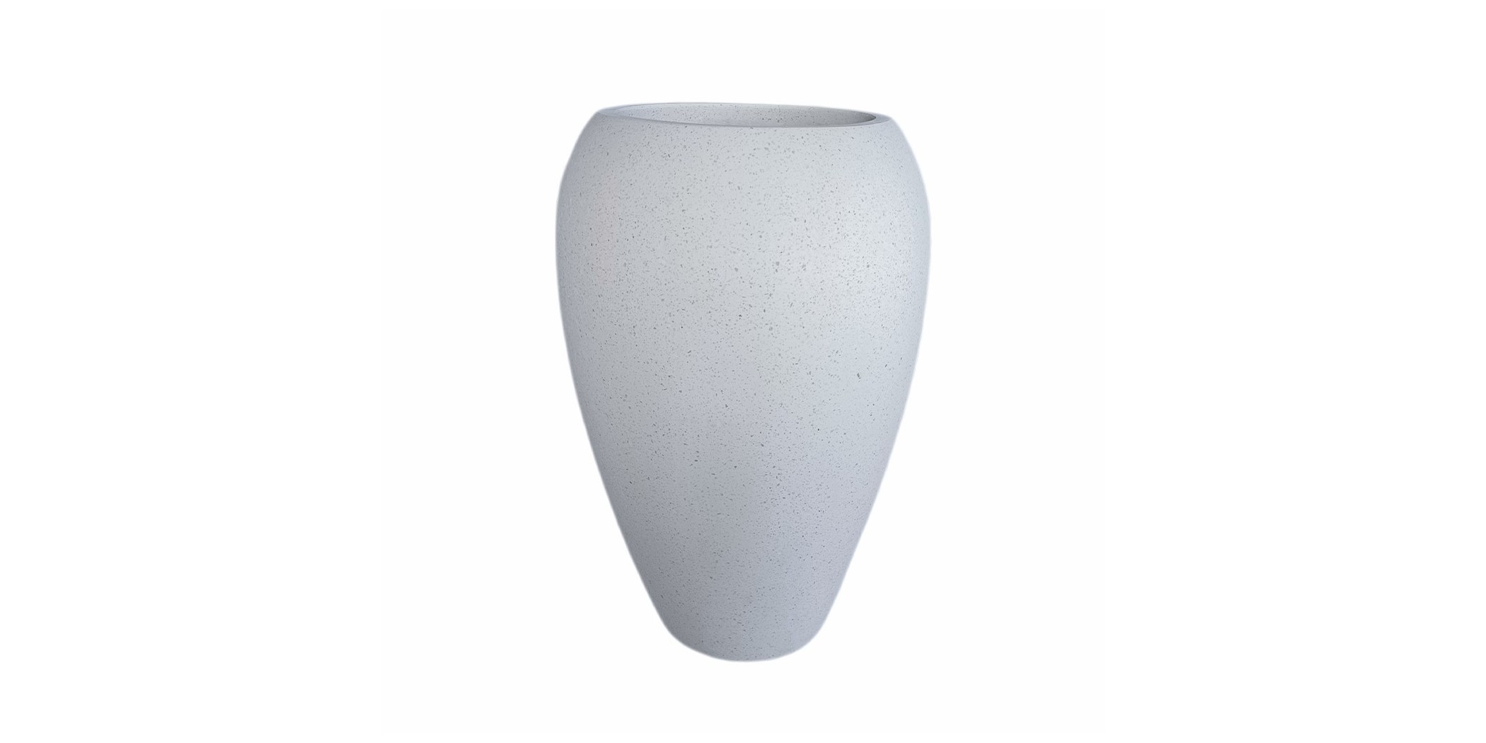 Toce White Pot Terrazzo Cement