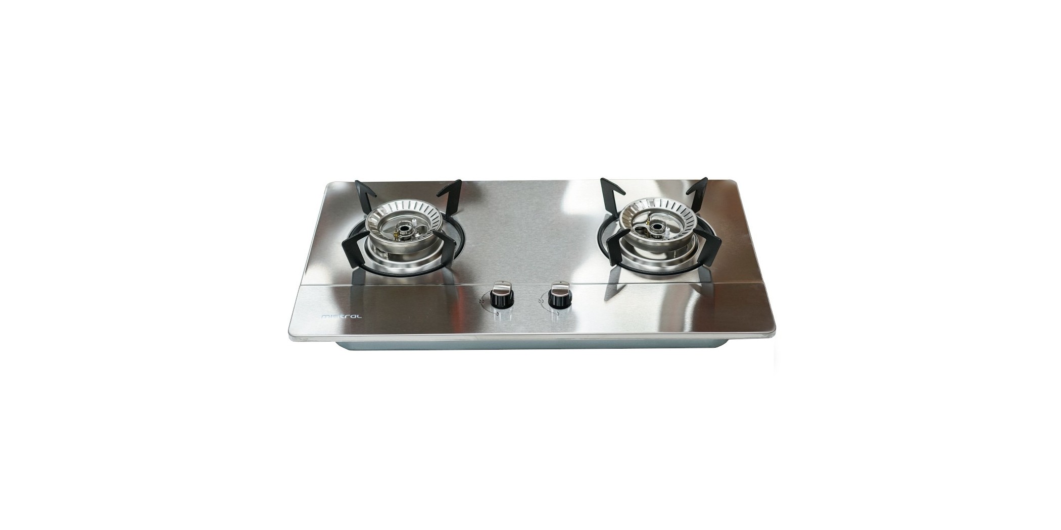 Mistral MMSS7221 72cm Built-in Stainless Steel 2 Burner Gas Hob