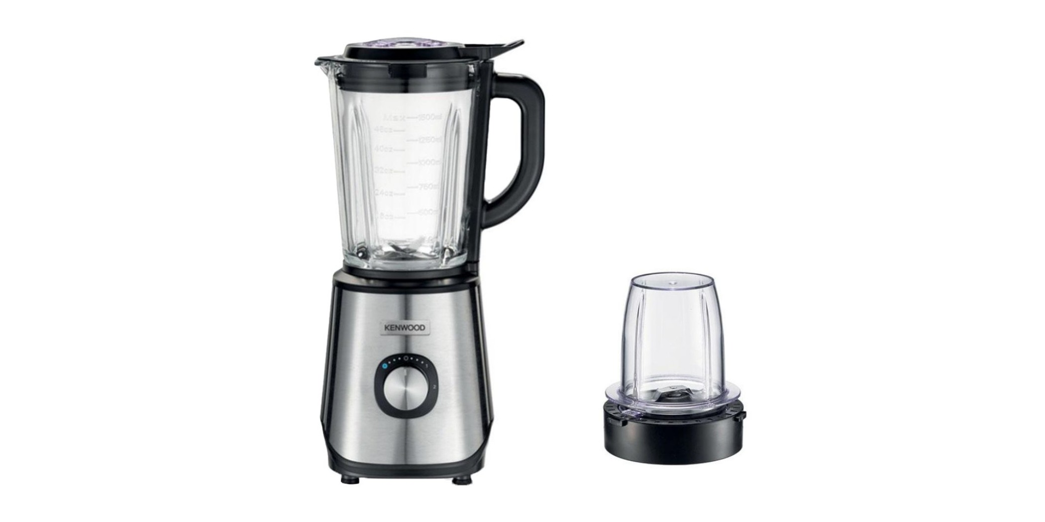 Kenwood BLM45.240SS Blk Metal Glass Blender + 1 Mill