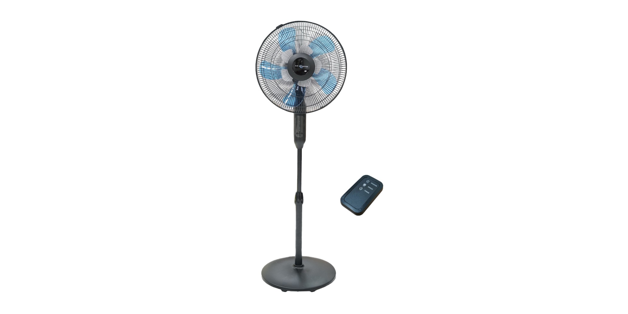 Air Monster S1663-R MP 16” Dual Blade Remote Stand Fan With Remote