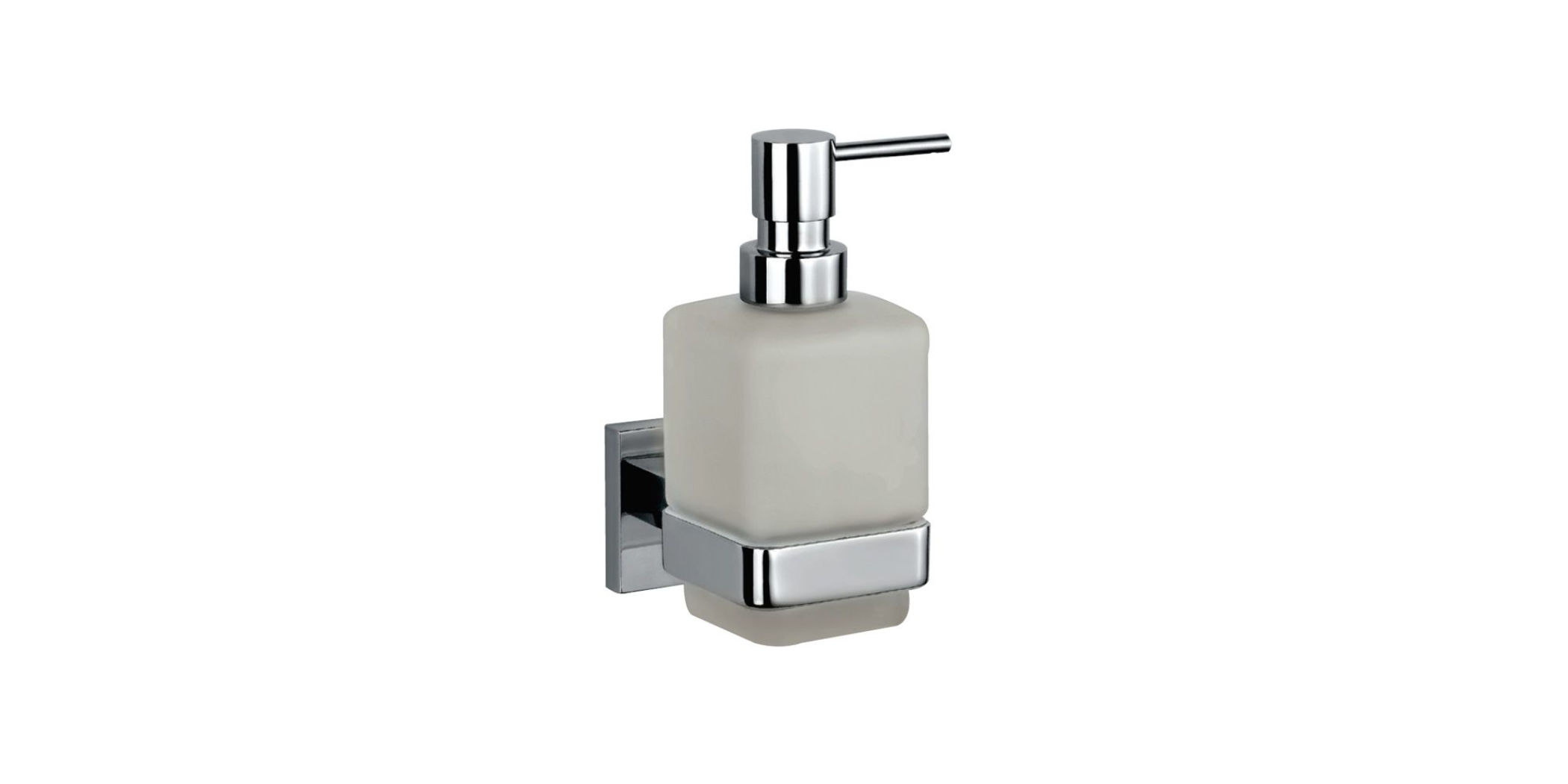 Jaquar Kubix Prime Soap Dispenser With Glassbottle AKP-CHR-35735P