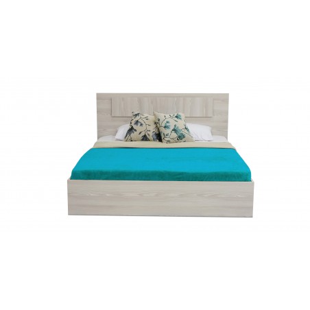 Grace Bed 150x190 cm MDF Grey