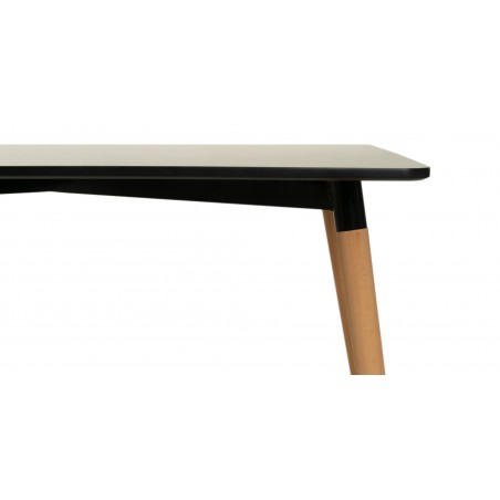 Adrian Table & 4 Chairs Black