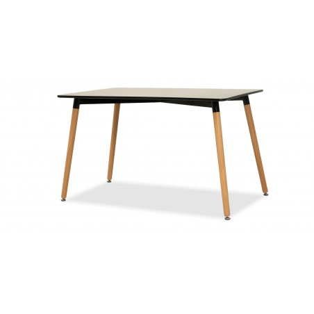 Adrian Table & 4 Chairs Black