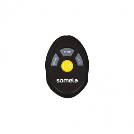 Somela Helsinki Black Tower Carbon Heater With Remote Control