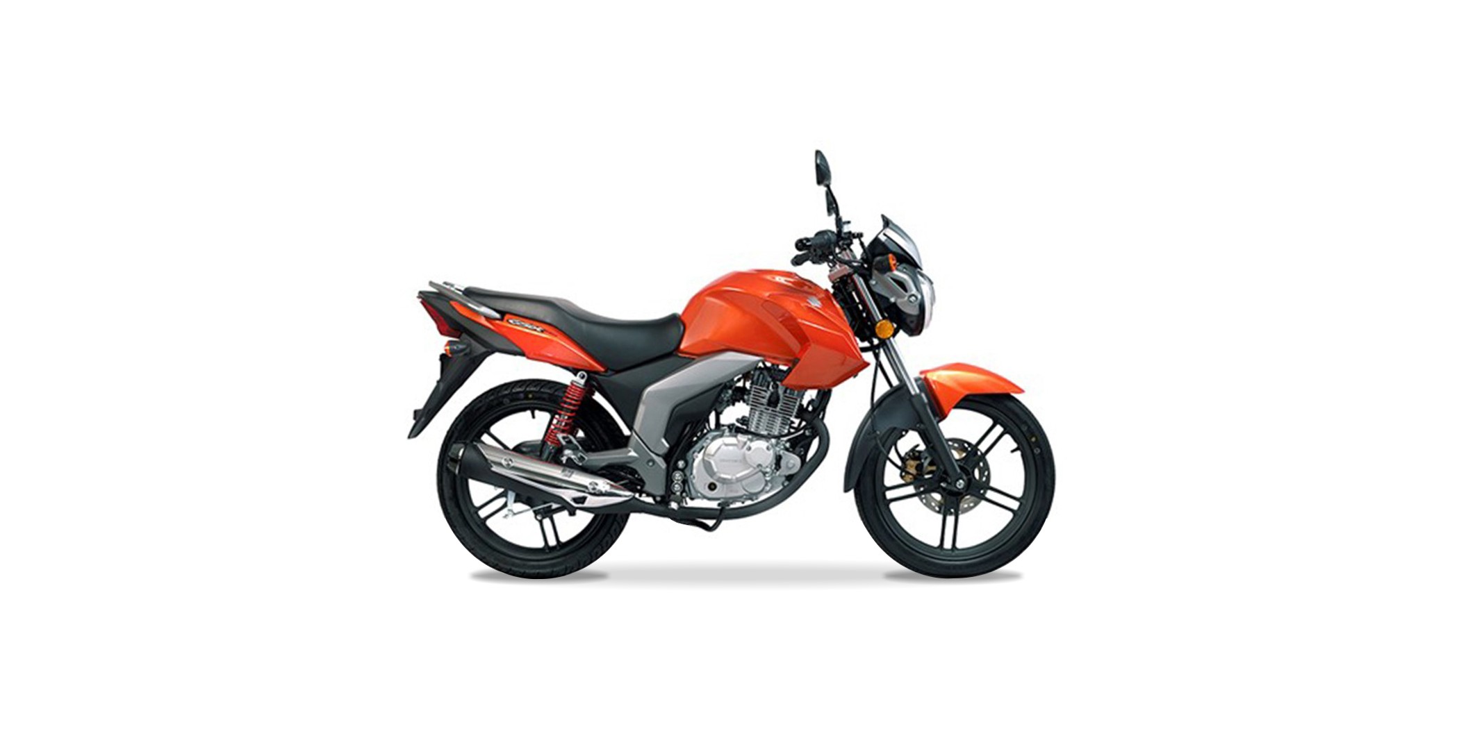 Suzuki GSX125 125cc Orange Motorcycle