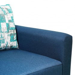 Angelo Corner LHFChaise+RHF 3S+Ottoman D.Blue Angelo Corner LHFChaise+RHF 3S+Ottoman D.Blue