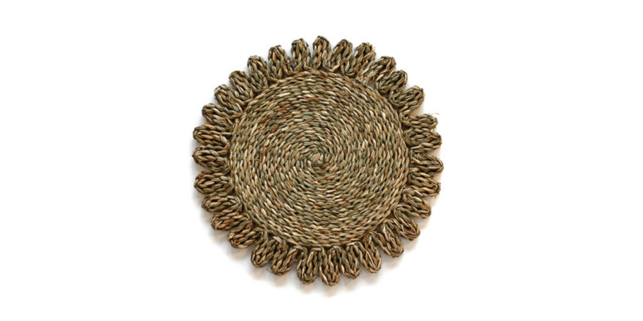 Circle Seagrass Place mat D35 cm