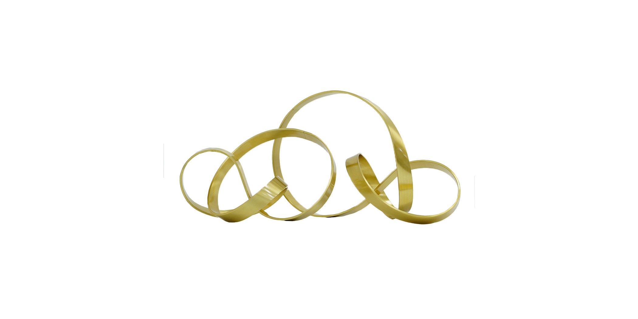 Metal Silk Ribbon Table Decor