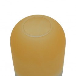 Gradient Scrub Light Yellow Glass Vase