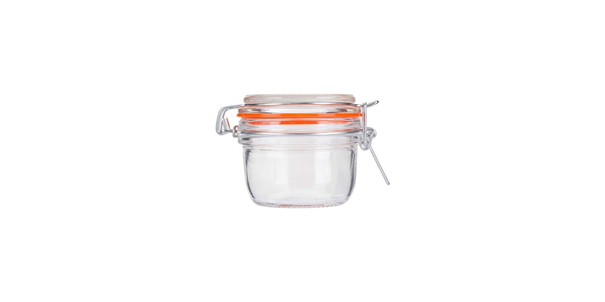 Zibo HM-2006 150ml Glass Jar With Silicone Clip "O"