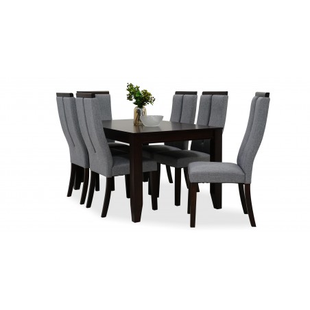 Danta Table and 6 Chairs MDF & Veneer
