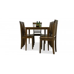 Charmant Table & 6 Chairs Cocoa