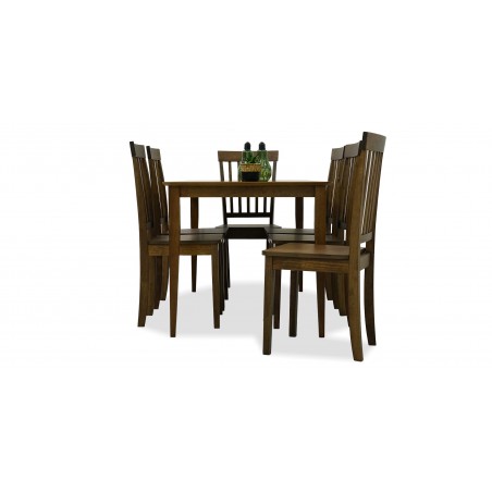 Charmant Table & 6 Chairs Cocoa