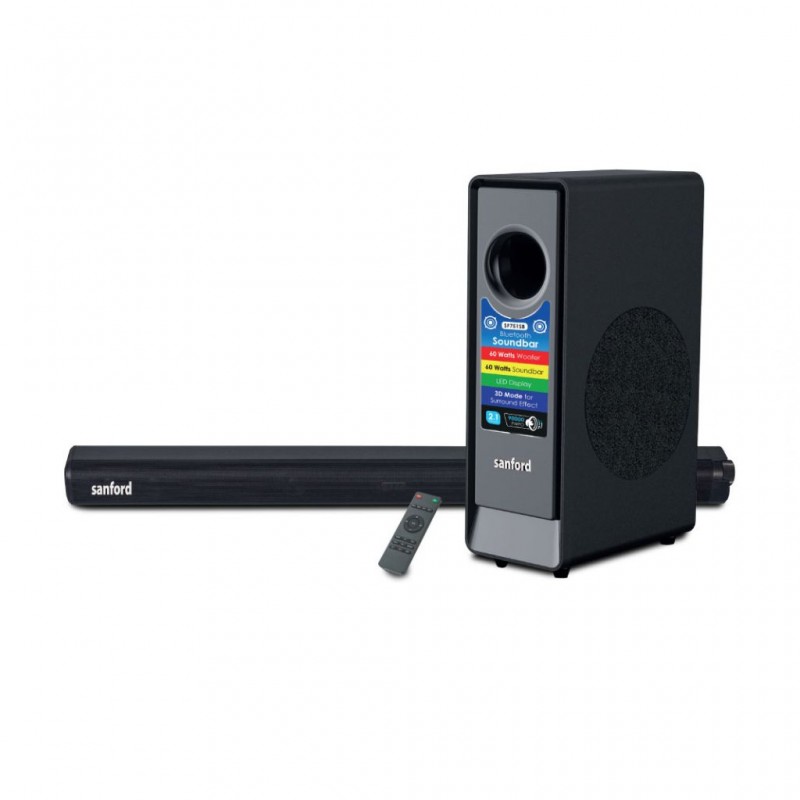 Sanford sound bar SAN850-SF751SB 2.1 channel with subwoofer Sanford sound bar SAN850-SF751SB 2.1 channel with subwoofer