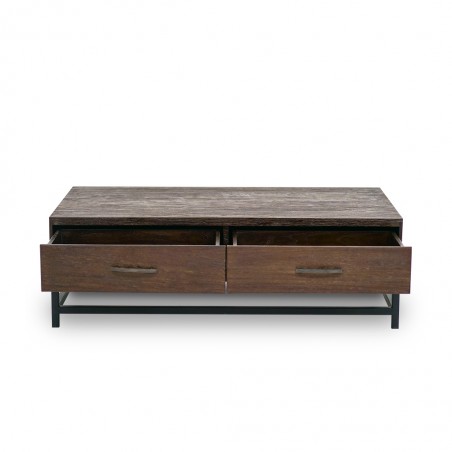 Palmer Coffee Table Finish Rustic Brown