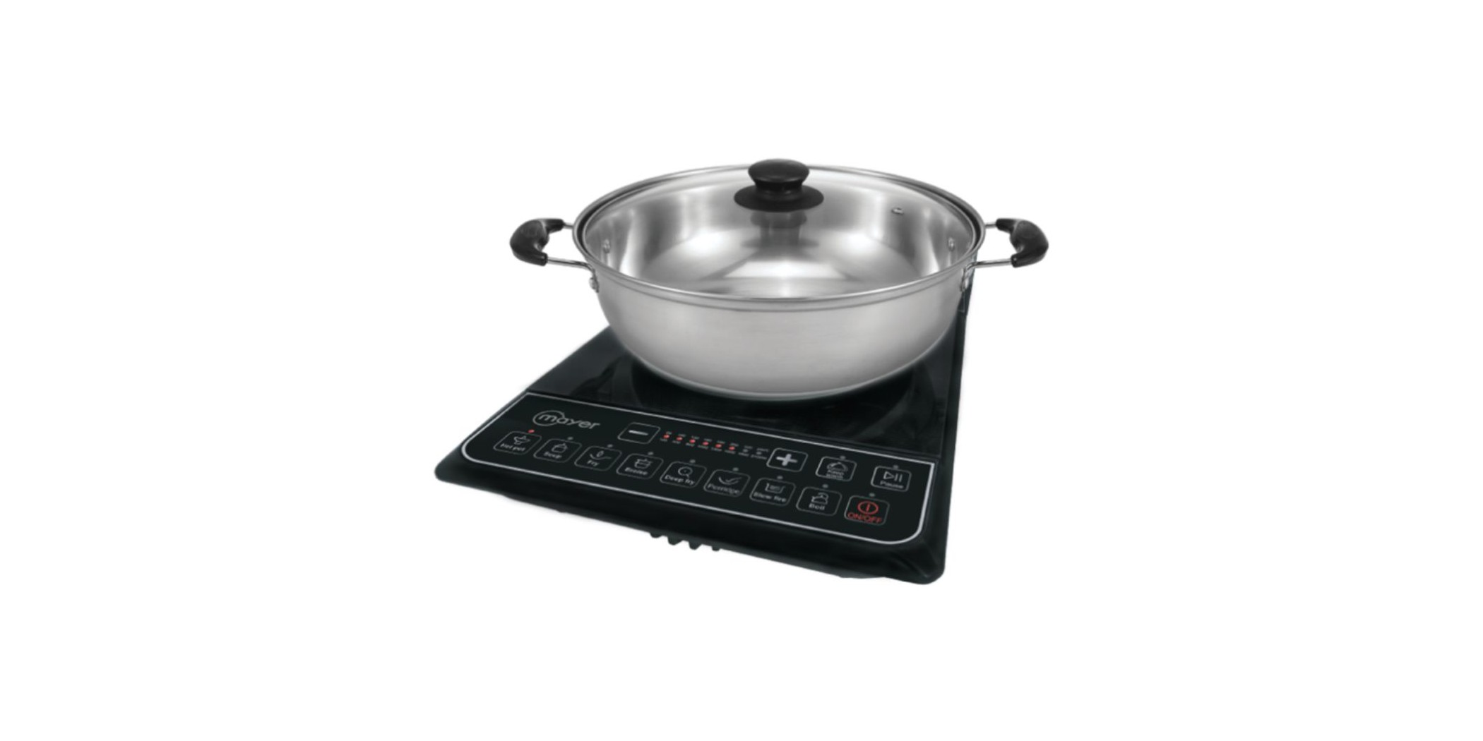 Mayer MMIC2110 Induction Cooker With Induction Friendly S/Steel Cooking Pot