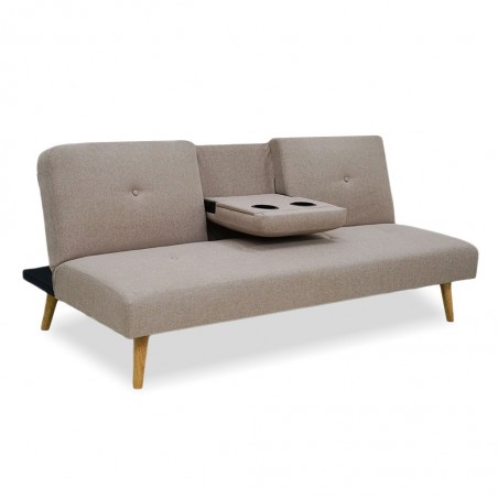 Hobbs Sofa Bed Fabric Taupe