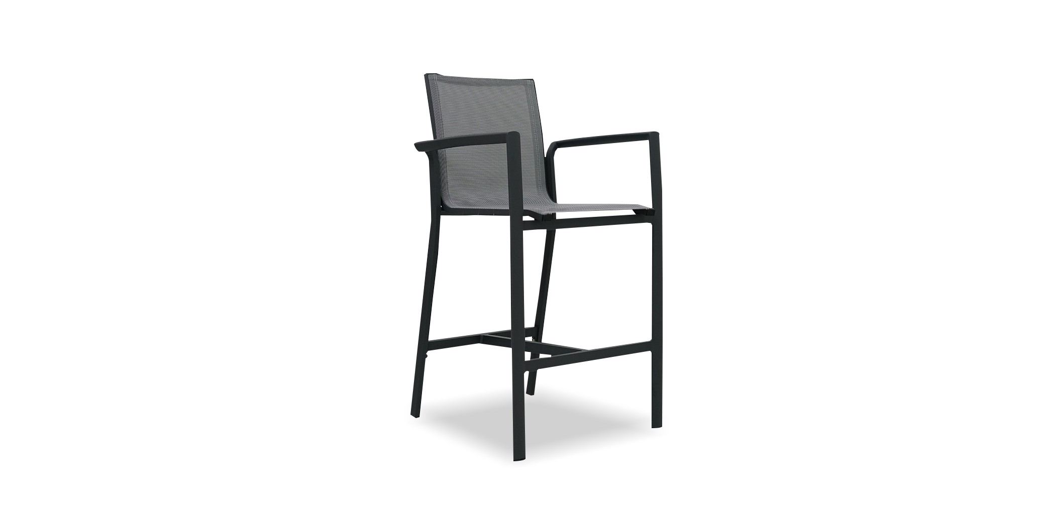 Stanley Bar Chair Textilene Gunmetal Colour
