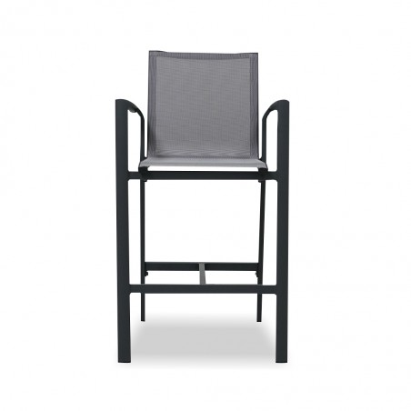 Stanley Bar Chair Textilene Gunmetal Colour