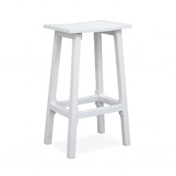 Matzo Bar Table With 4 Bar Stools Matte White