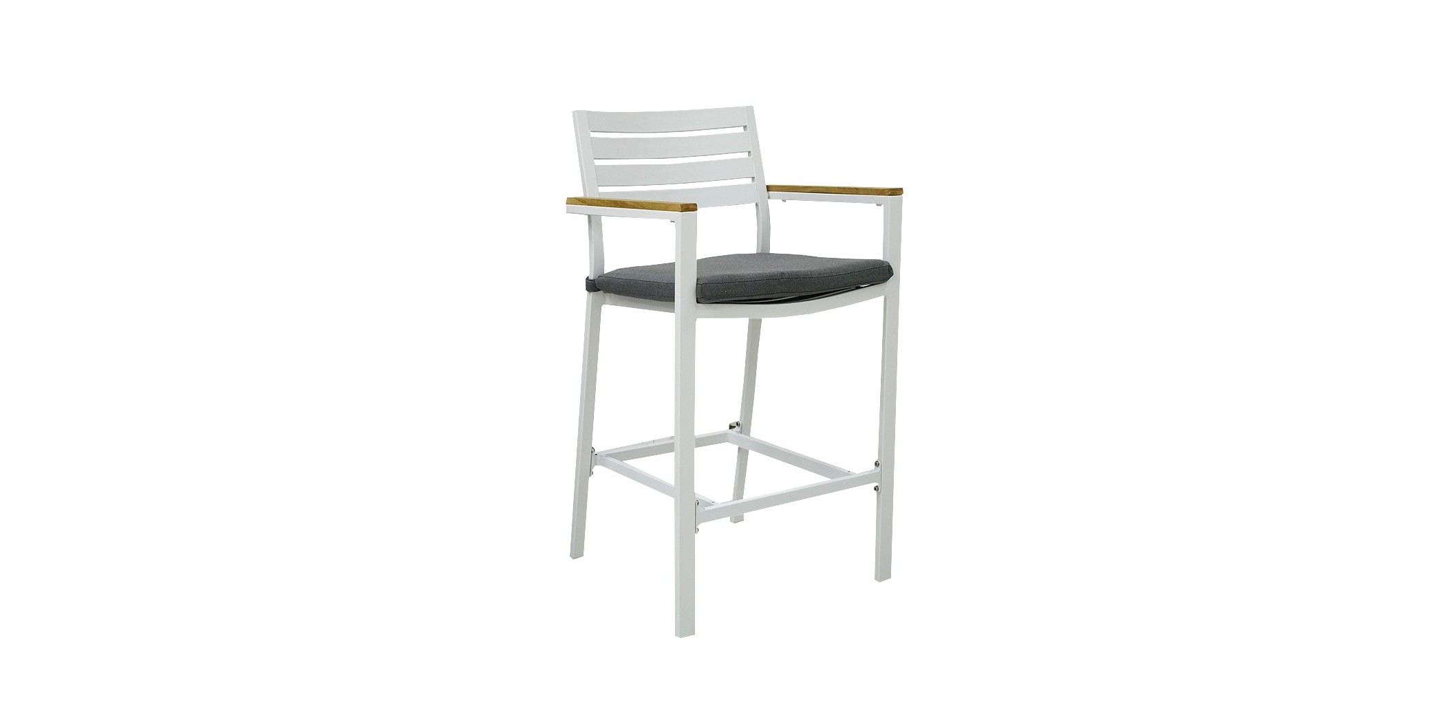 Clay Bar Chair With Cushion Matte White