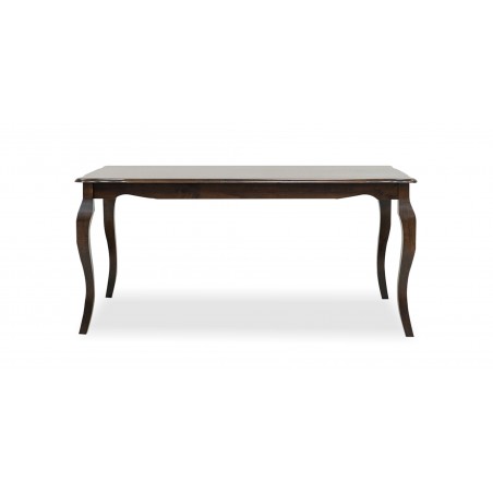 Toerra Table and 6 Chairs Rubberwood Black Cherry