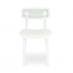 Stacking Chair COUXL804 White Plastic