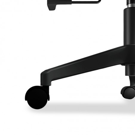 Sally Office Chair Black Frame And Black Fabric