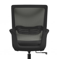Sally Office Chair Black Frame And Black Fabric