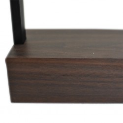 Table Lamp Metal Dark Wood Finish