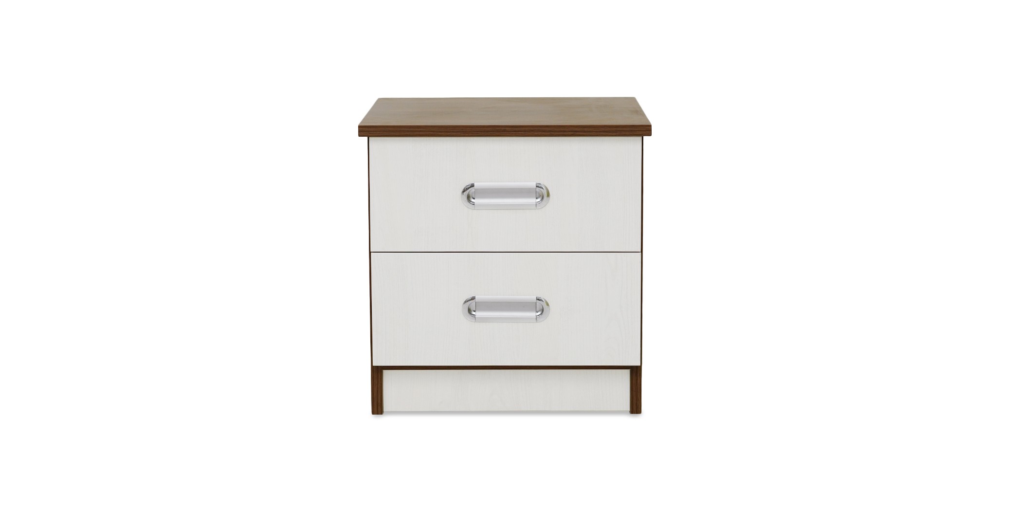 Barcelona Night Table Dark Walnut & White Ash