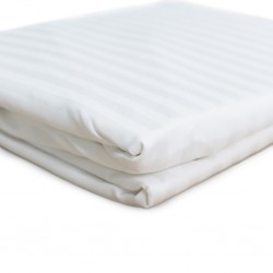 Fitted Sheet 160x200+25 cm White