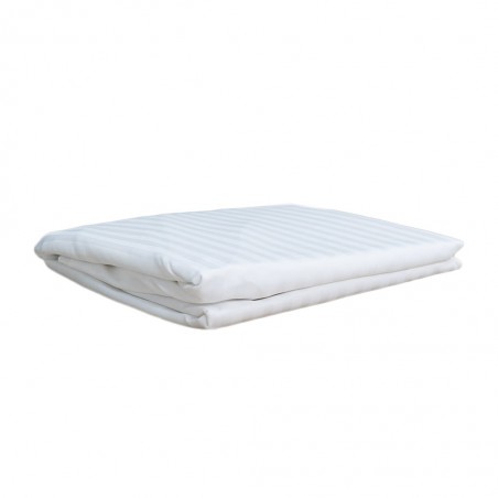 Fitted Sheet 160x200+25 cm White