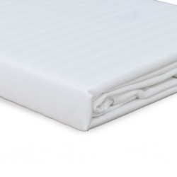 Flat Sheet & 2 Pillows 250x300+50x80 cm White
