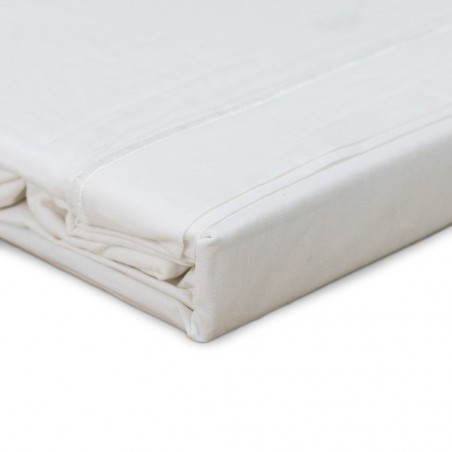 Flat Sheet 250x300+2 cm White Marrowing