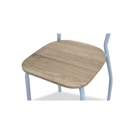 Jade Table White and 4 Chairs Grey Velvet