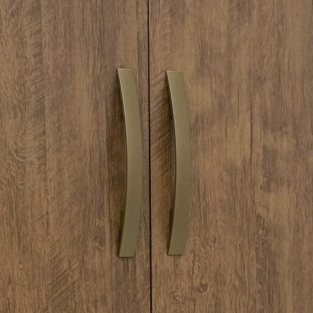 Cuba Wardrobe 6 Doors Brown & 3 Drawers