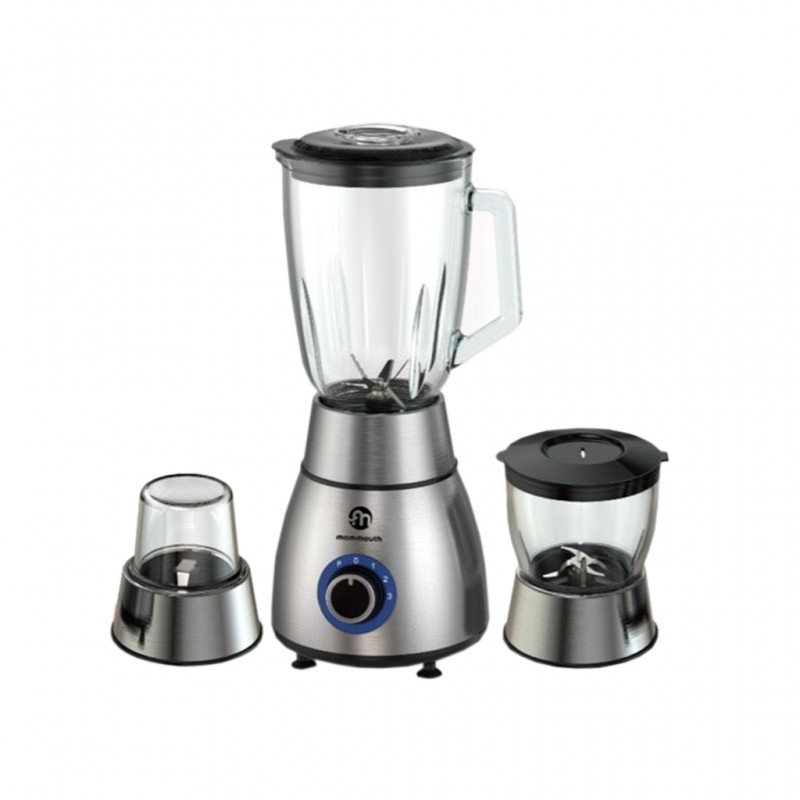 Mammouth MBL-48A3-G2 1.5L Glass Blender With Chopper & Grinder Mammouth MBL-48A3-G2 1.5L Glass Blender With Chopper & Grinder