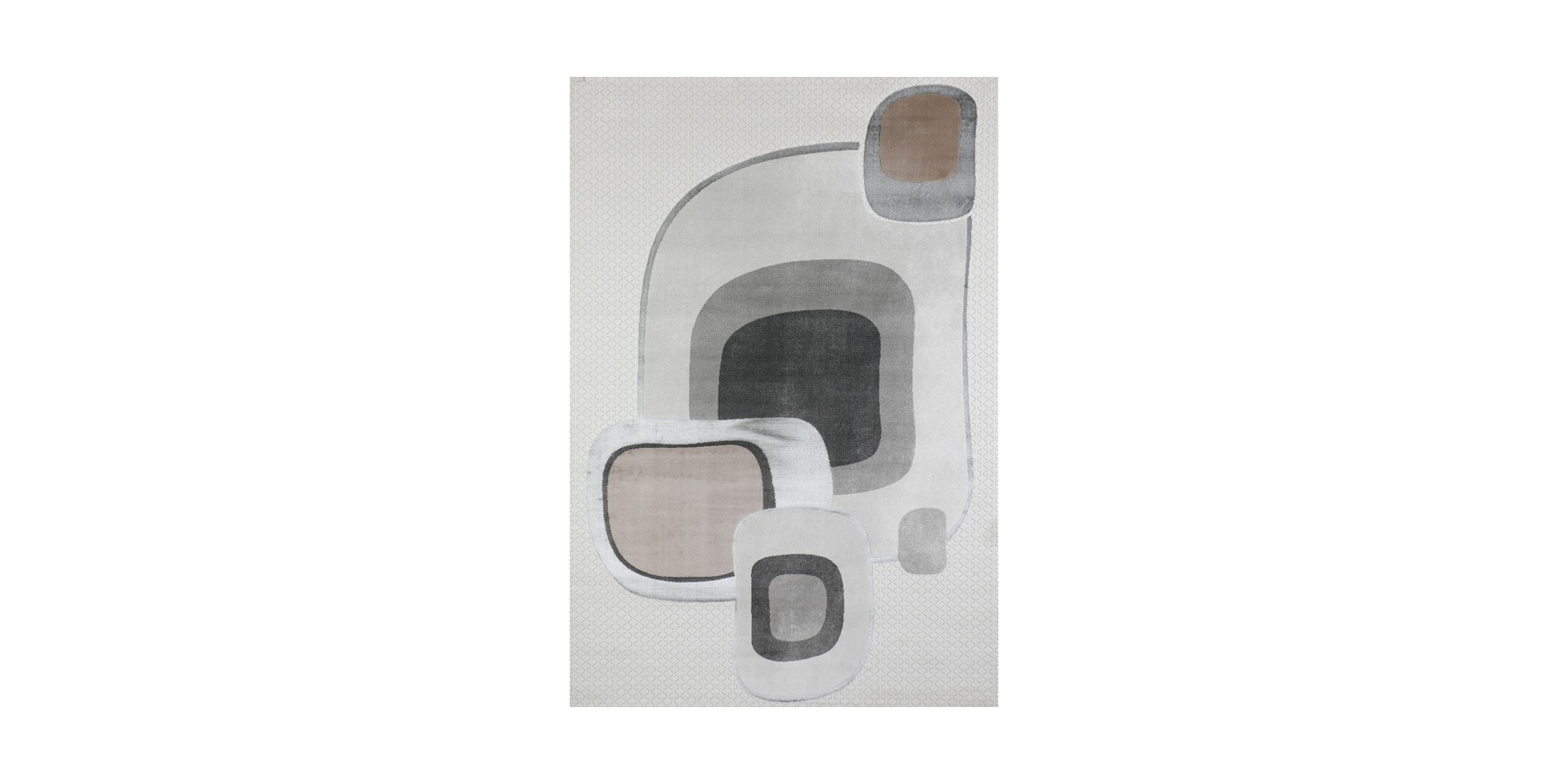 Rug 160x230 cm Grey