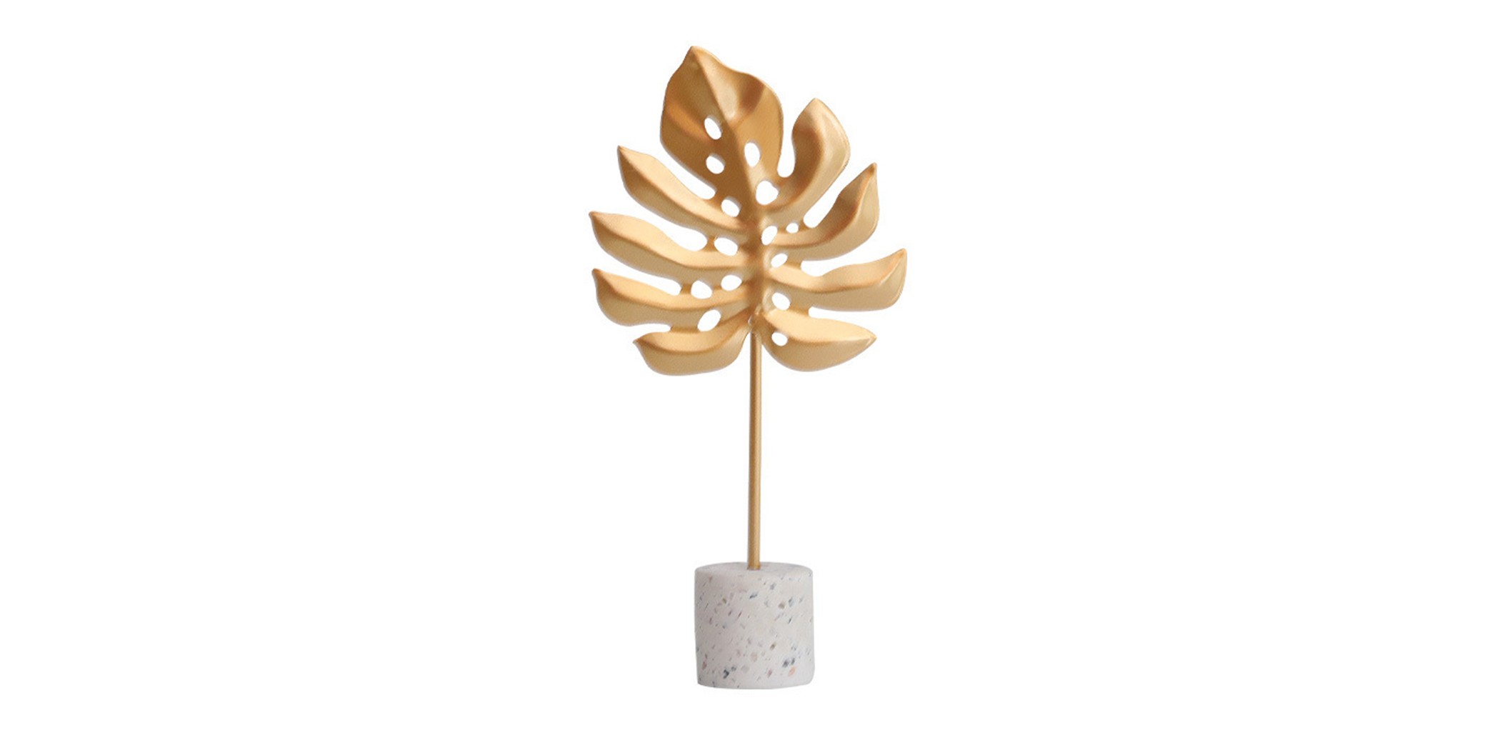 Leaf Decoration Tabletop 11.5x4x23.5cm