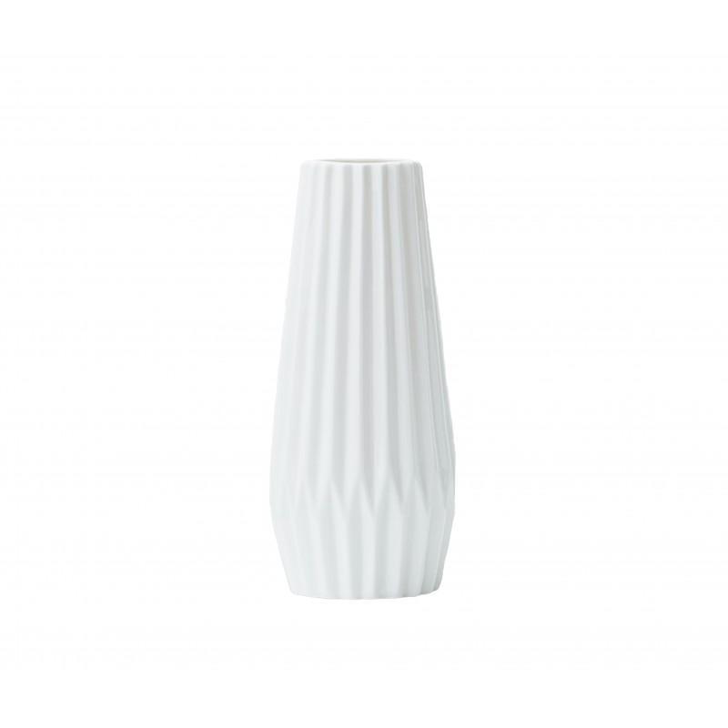 Vase Ceramic 5.5x20H cm White Vase Ceramic 5.5x20H cm White