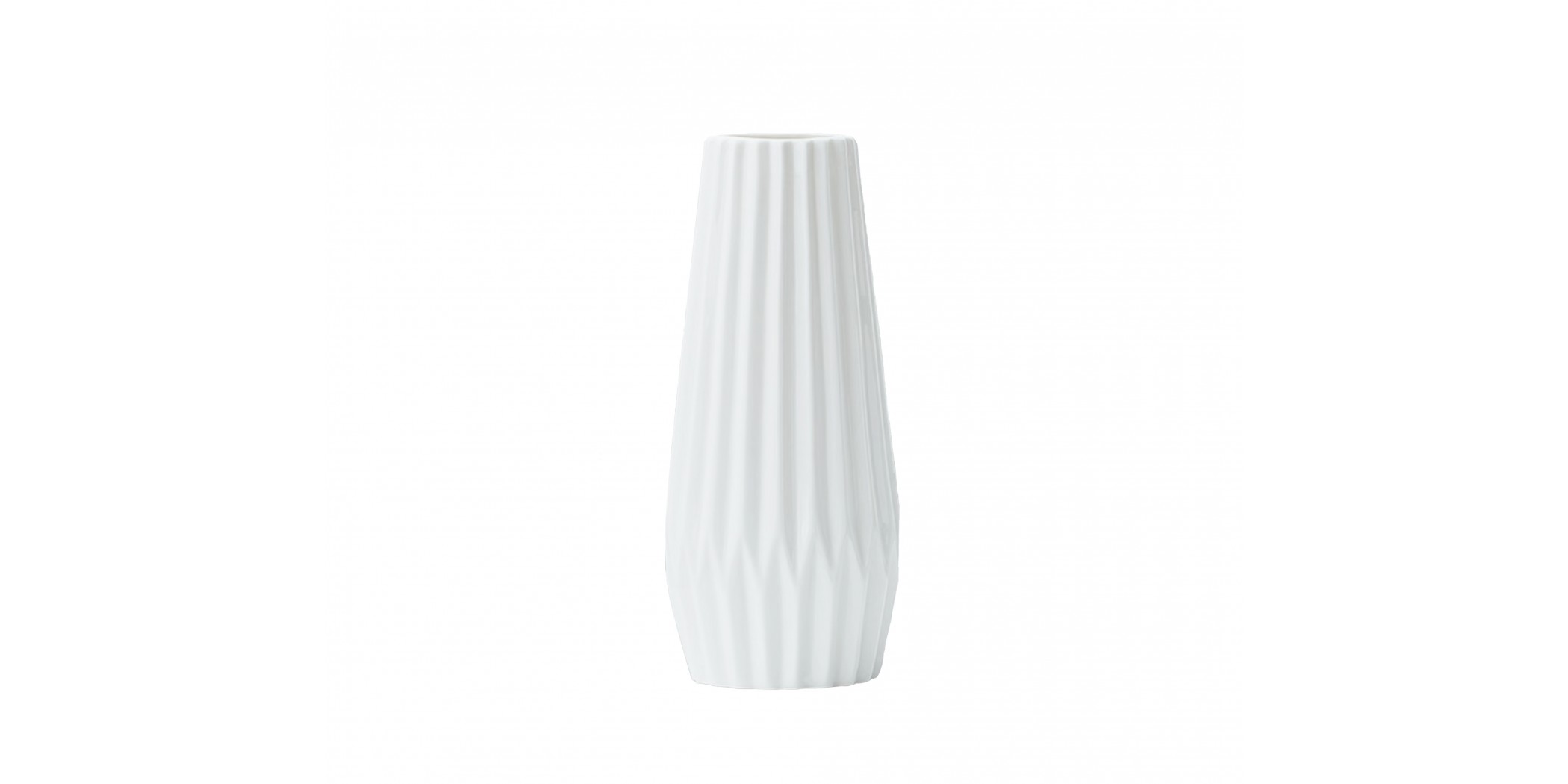 Vase Ceramic 5.5x20H cm White