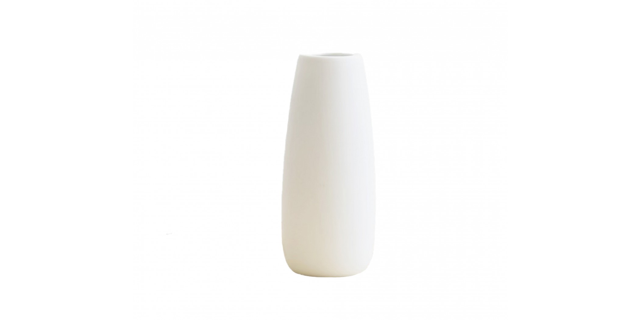 Vase Ceramic 5x6.5x20H cm White