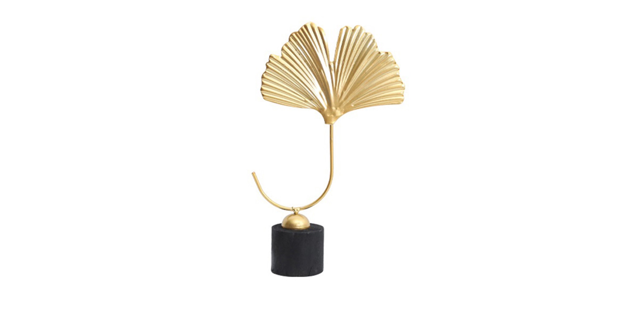 Decoration Metal Tabletop and Woodbase 16x5.5x26H cm