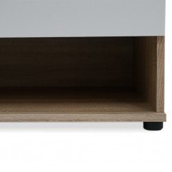 Lund Coffee Table Sonoma Oak & White