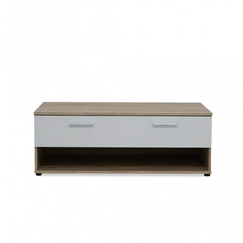 Lund Coffee Table Sonoma Oak & White Lund Coffee Table Sonoma Oak & White