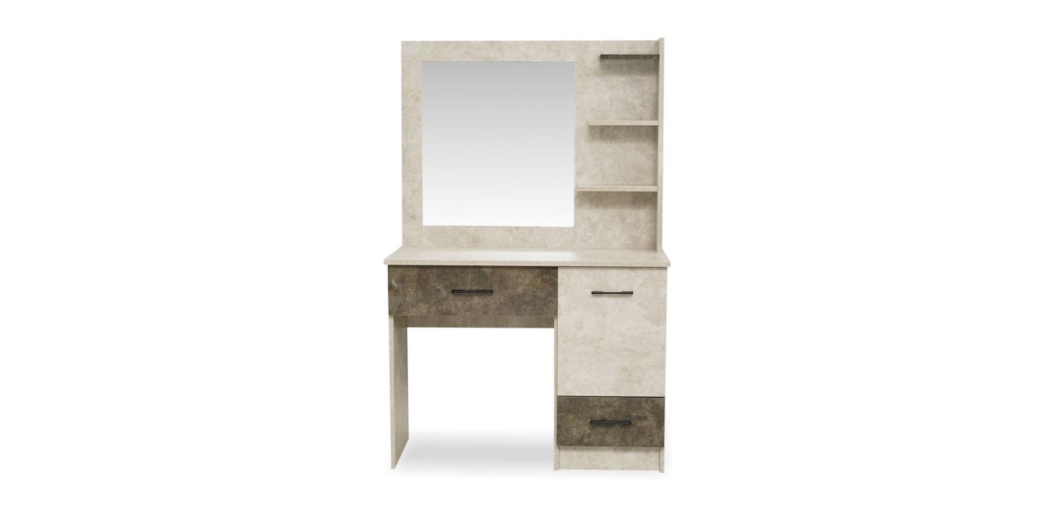 Berlis Dressing Table High Gloss Smokey Grey